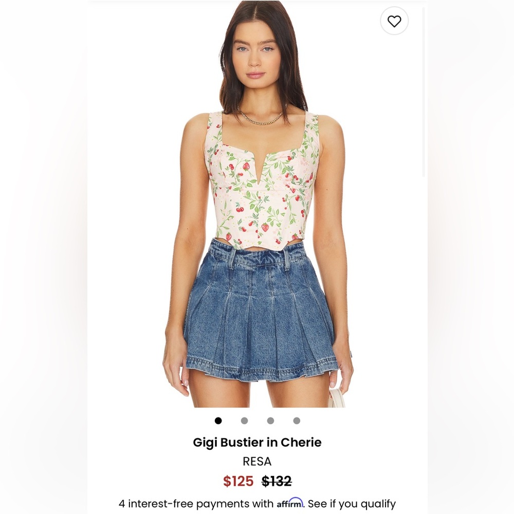 resa xs corset gigi bustier